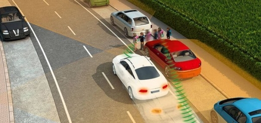 Новая система предупредит водителей о пешеходах вне зоны видимости