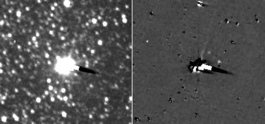Автоматическая межпланетная станция NASA по изучению Плутона запечатлела маленькие луны карликовой планеты – Никту и Гидру.