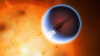 Необычайно сильные ветра обнаружены на далёкой экзопланете