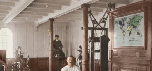 Редкие цветные фотографии Титаника, 1912 год