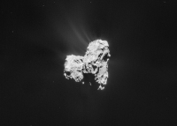 В облаке газа вокруг кометы 67P/Чурюмова—Герасименко обнаружили аминокислоту глицин. Она входит в состав почти всех известных белков и необходима для возникновения жизни.